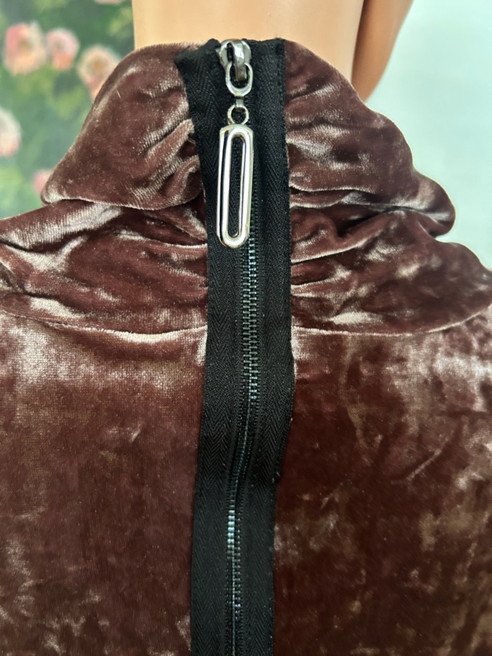 NWT IC by Connie K crushed velvet tunic - Picture 7 of 11